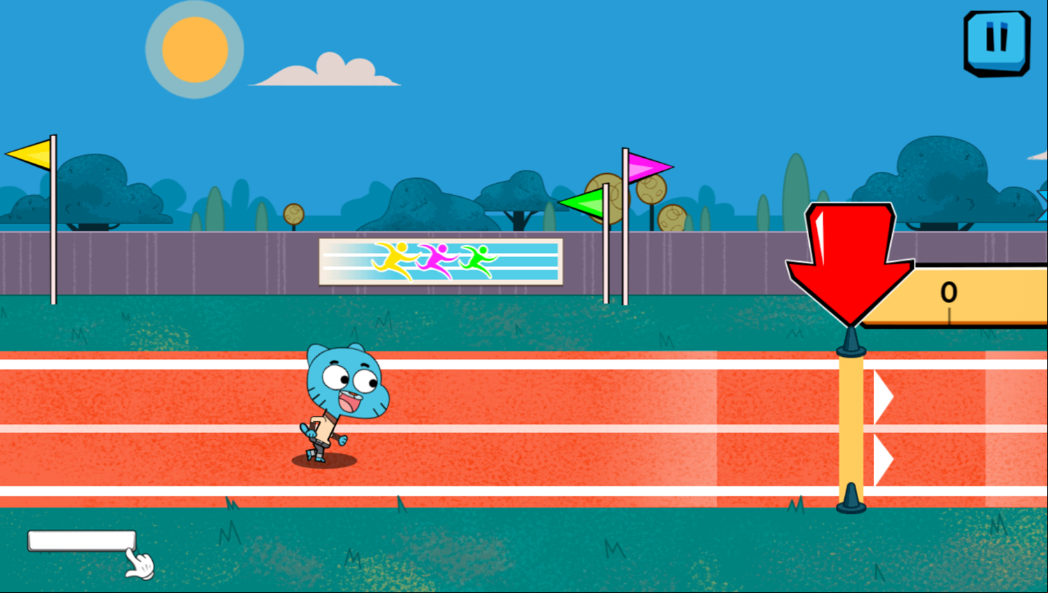 Cartoon Network Summer Games Game Triple Jump Gameplay Screenshot.