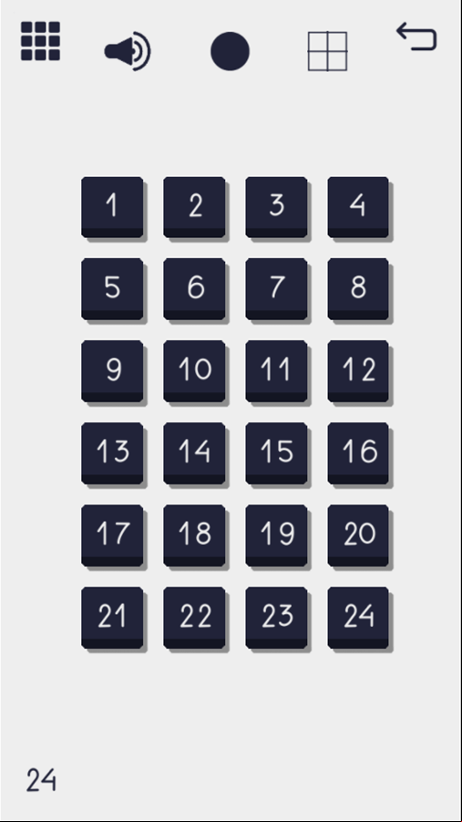 Collect Them All Game Level Select Screen Screenshot.