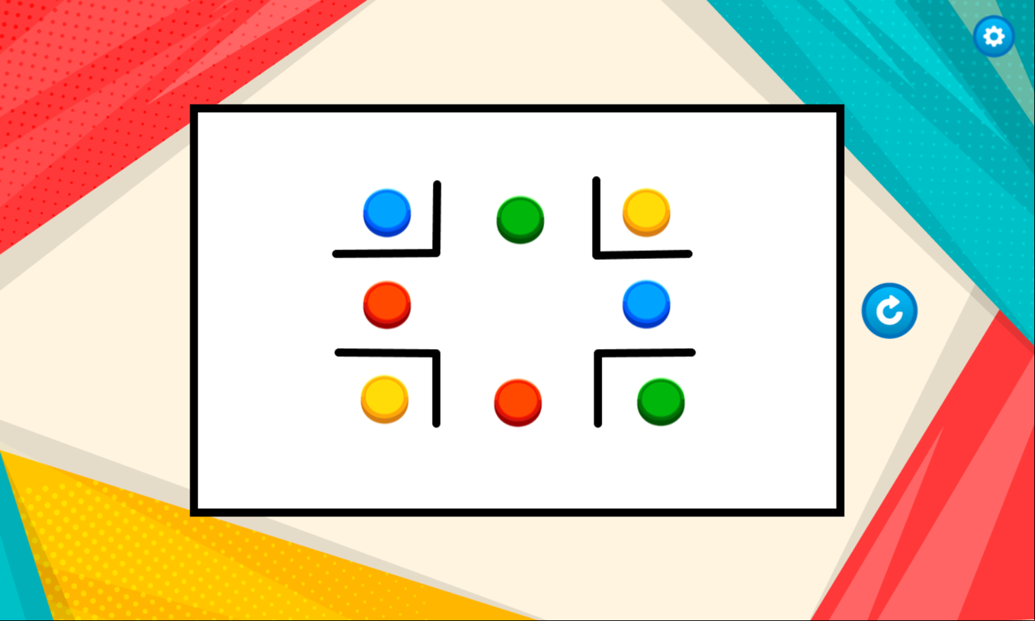 Color Link Game Level Progress Screenshot.