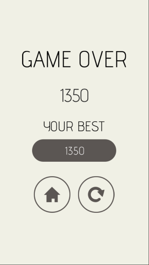 Draw to Break Game Over Screenshot.