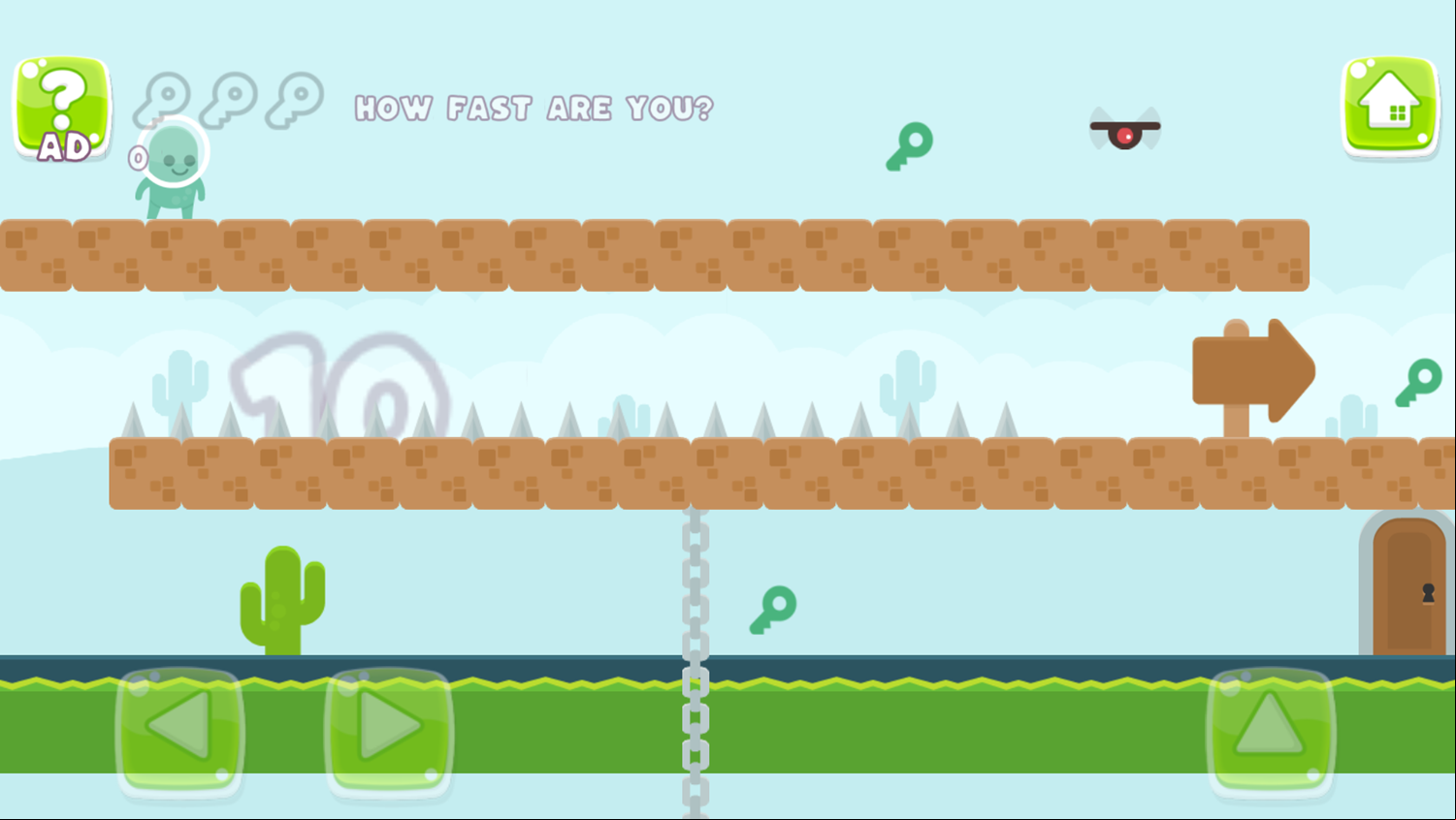 Escape Platform Puzzle Game Level Progress Screenshot.