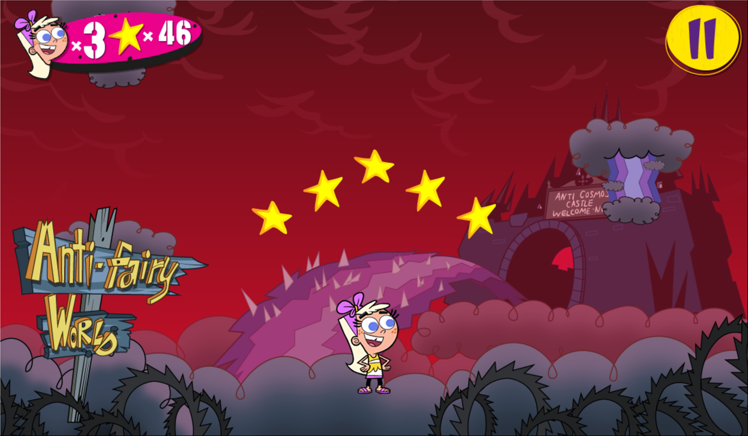 The Fairly OddParents The Fairly odd Squad Game Anti Fairy World Screen Screenshot.