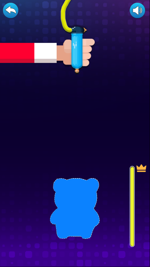 Fill Up Water Game Fill Silhouette Screenshot.