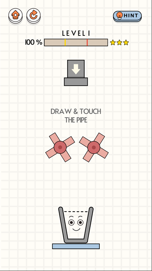 Happy Filled Glass 4 Game How to Play Screenshot.