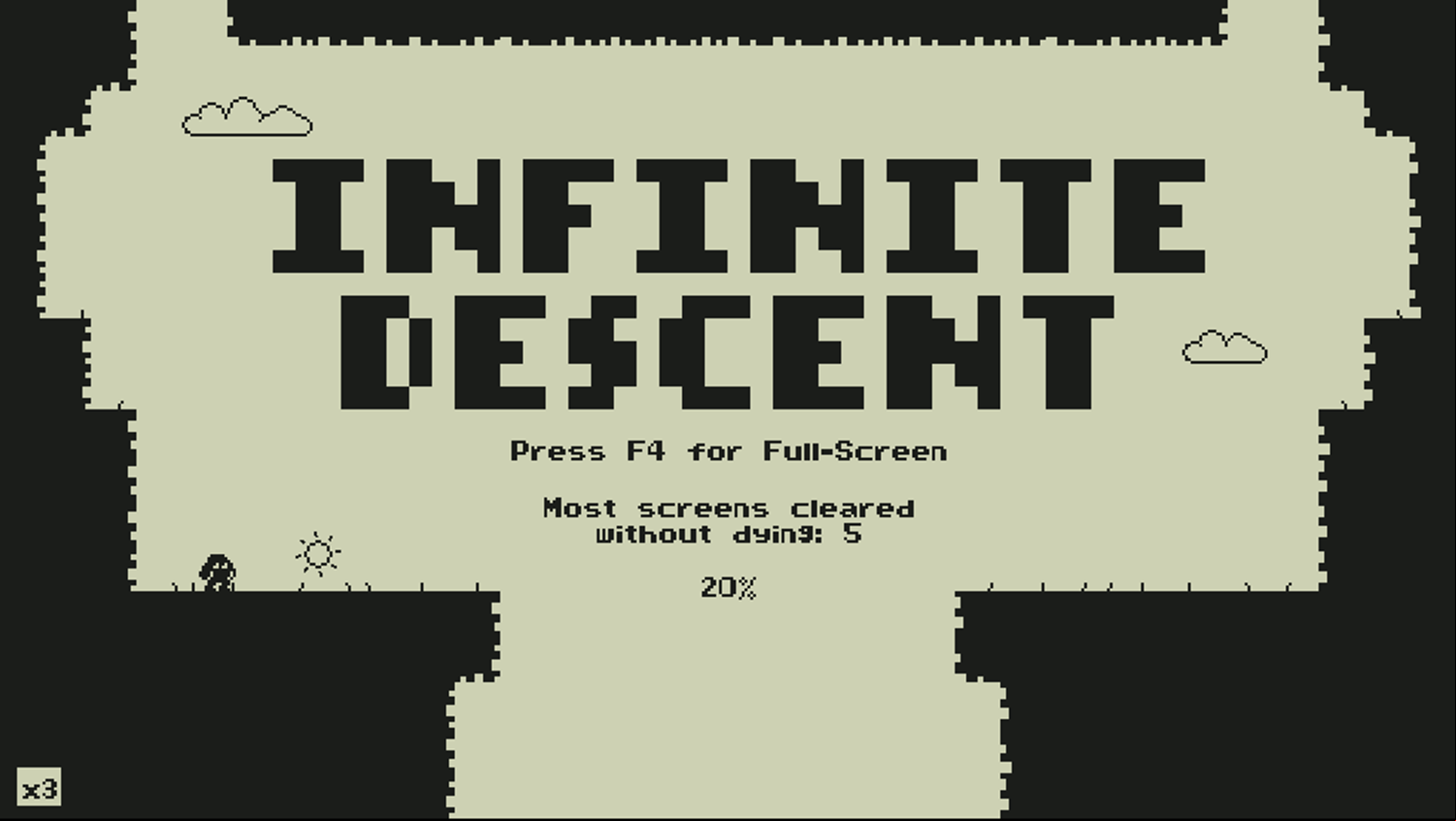Infinite Descent Game Next Level Screenshot.
