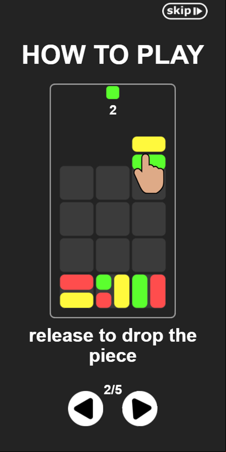 Jelly Matches Game How To Play Screenshot.