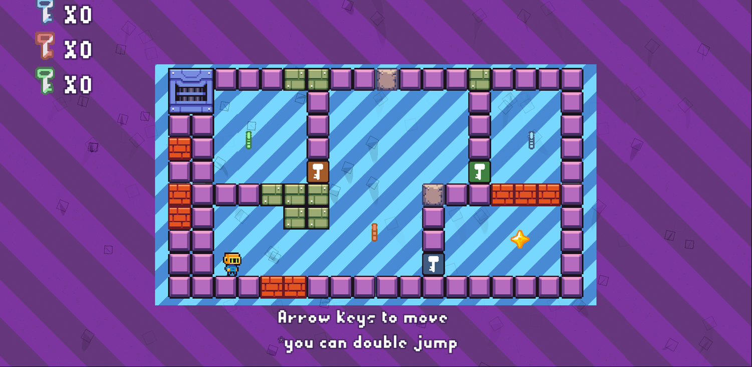 Keydown Game How to Play Screenshot.