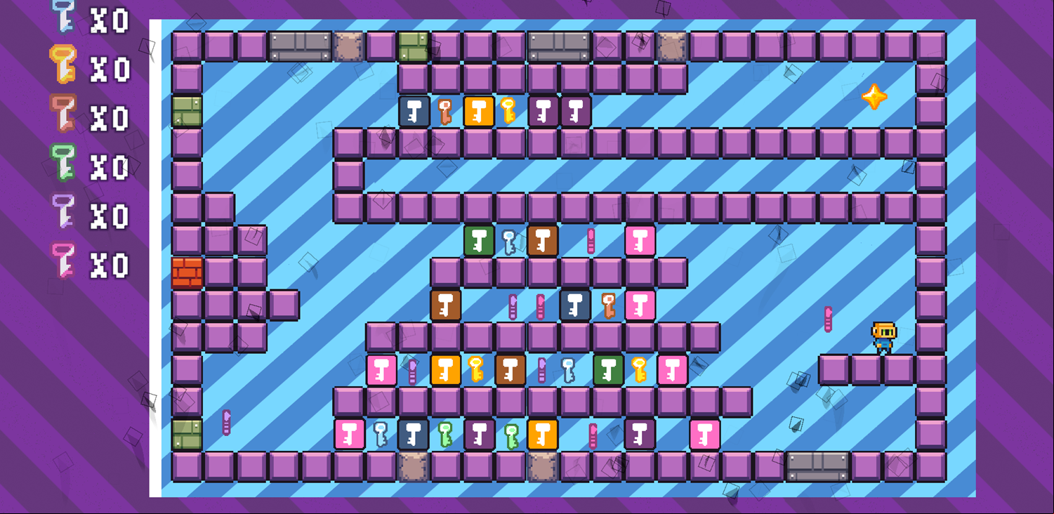 Keydown Game Level 15 Screenshot.