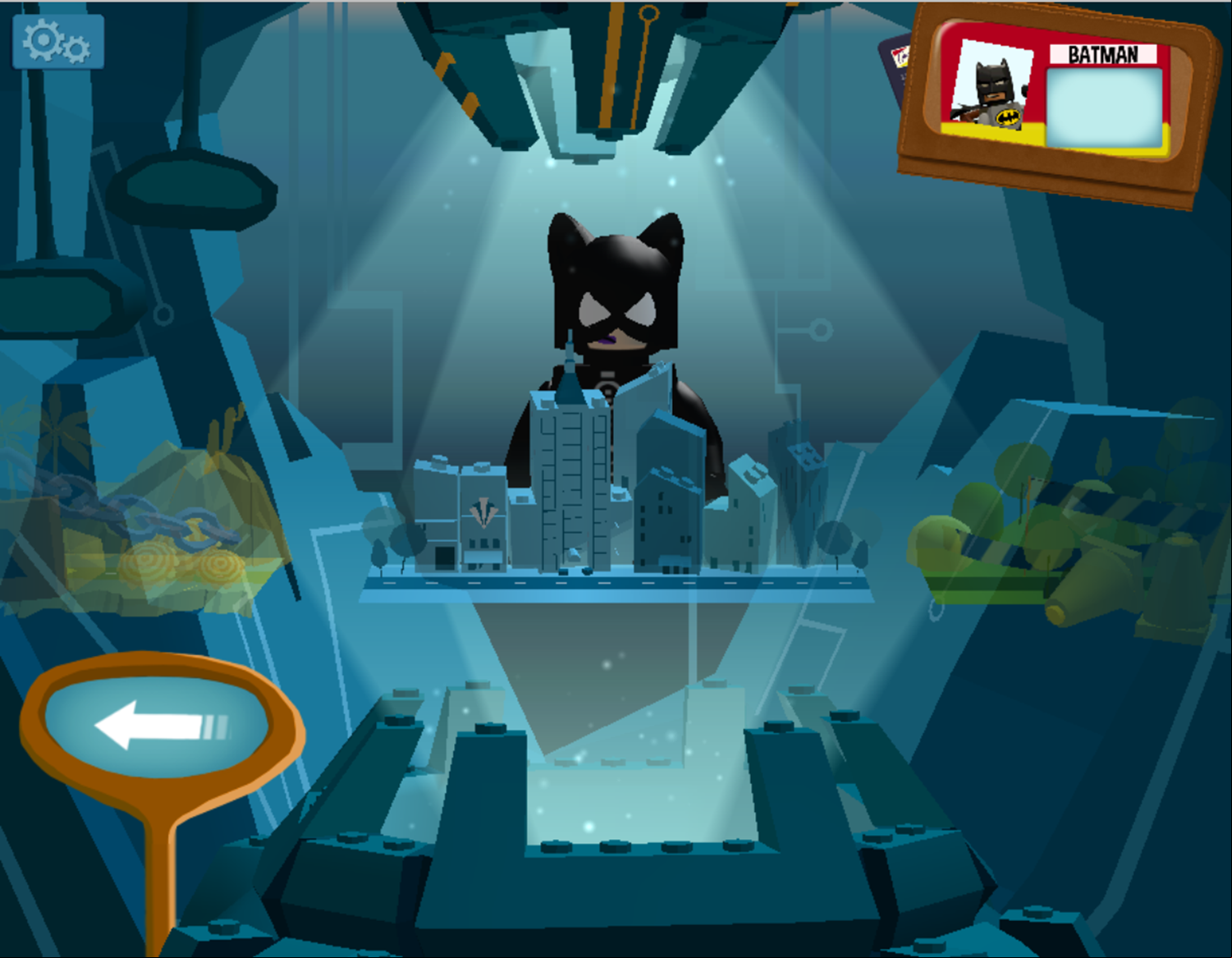 LEGO DC Comics Super Heroes Mighty Micros Game Scene Select Screen Screenshot.