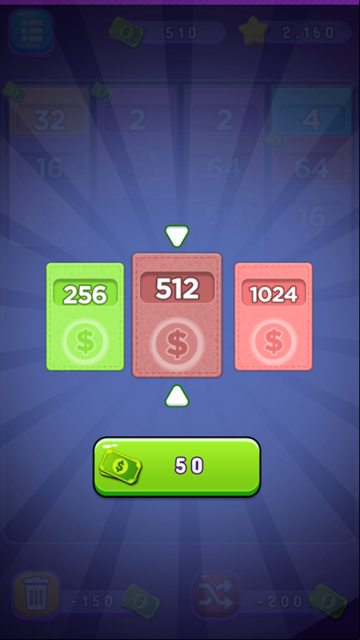 Merge Cash Game Bonus Screenshot.