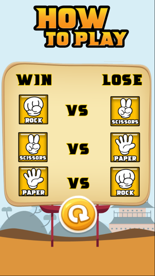 Ninja Jokenpo Game How To Play Screenshot.