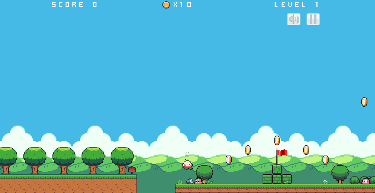 Nuwpy's Adventure Game Play Screenshot.