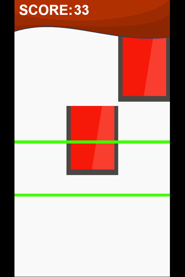 Piano Tiles Game Avoid Tapping Red Blocks Screenshot.
