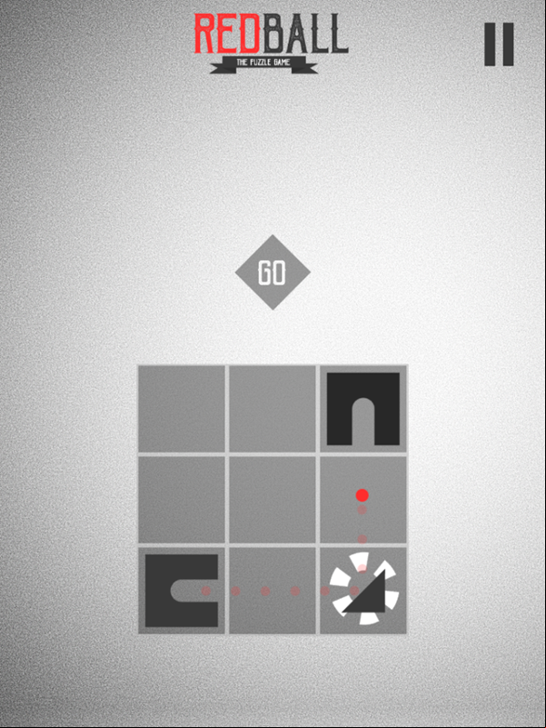 Red Ball Game Level Play Screenshot.