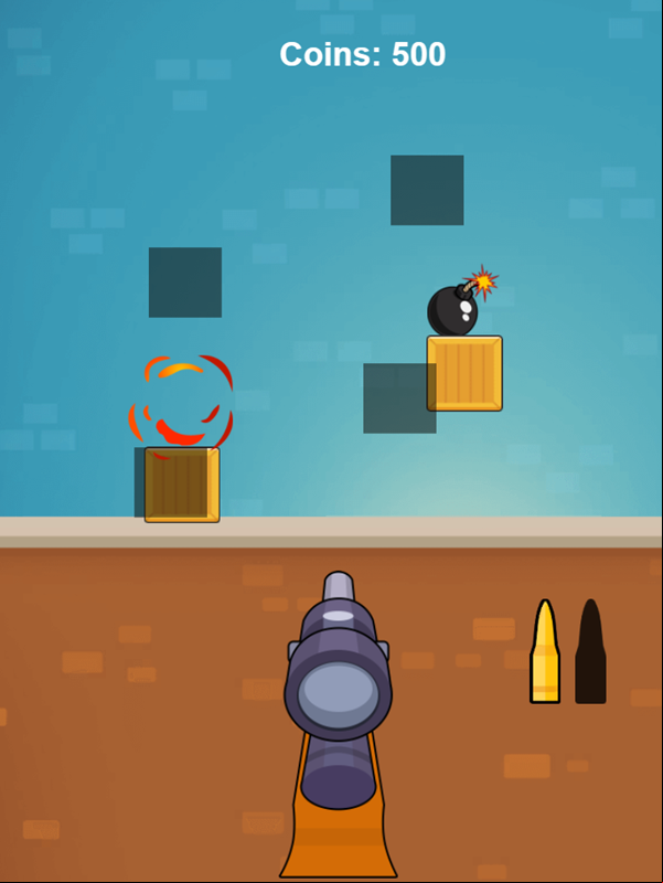 Sniper Hero Game Target Destroyed Screenshot.