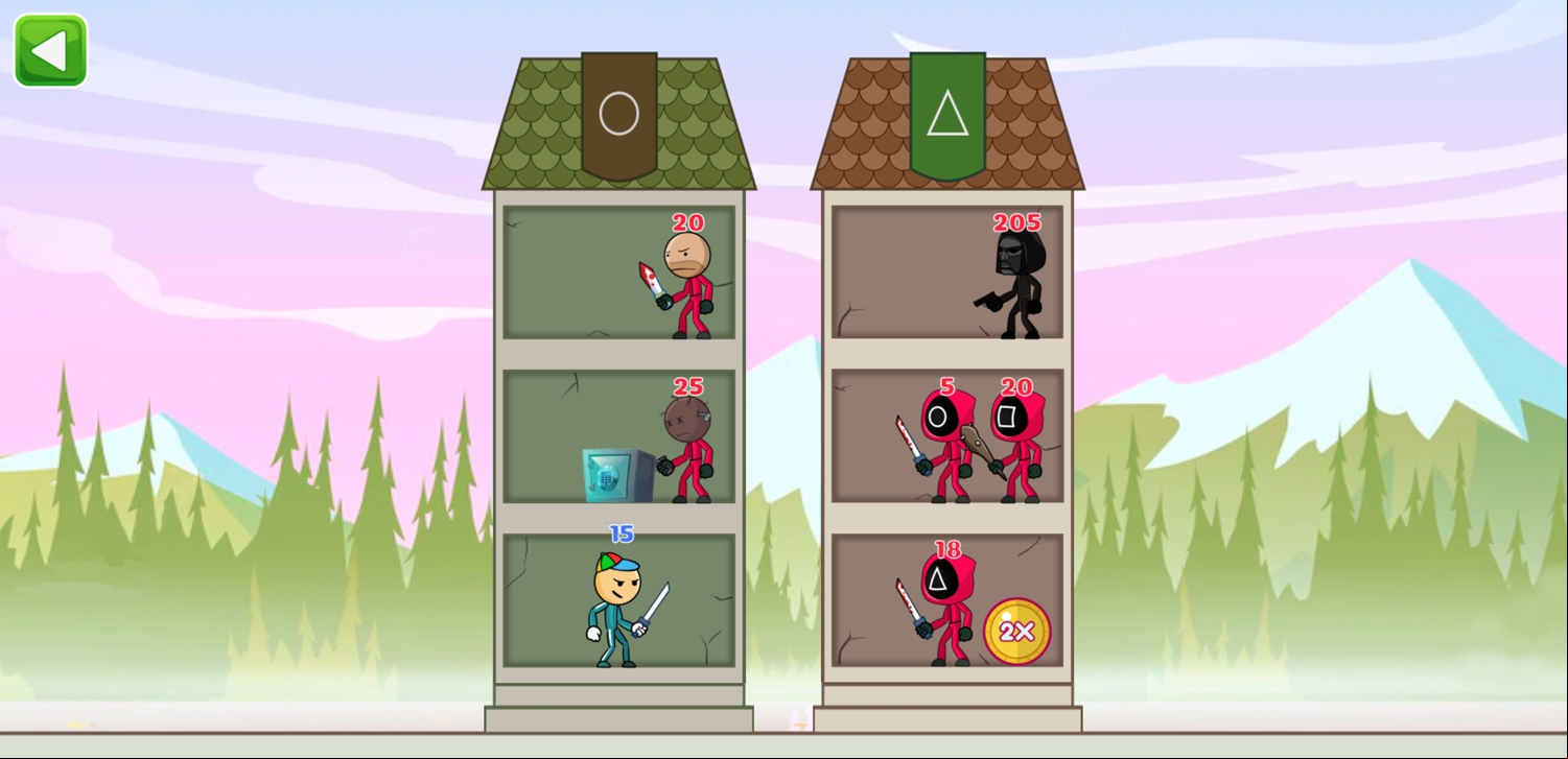 Squad Tower Game Screenshot.