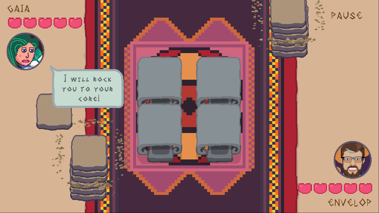 The Gambit Game Start Screenshot.