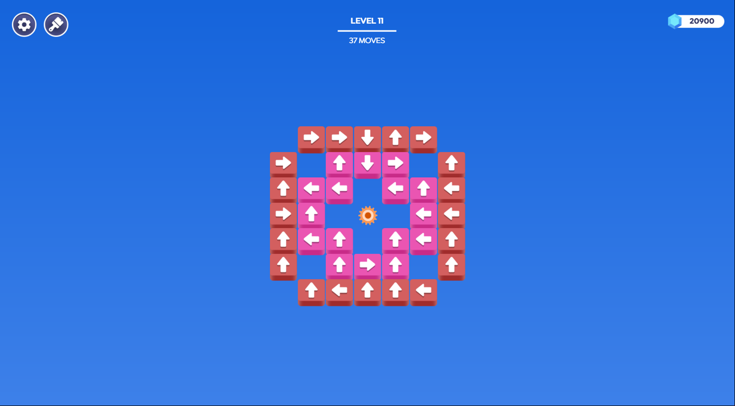 Unpuzzle Master Game Level Progress Screenshot.